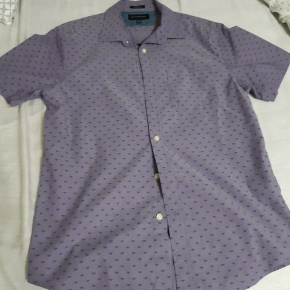 Purple casual button down - Picture 1 of 2